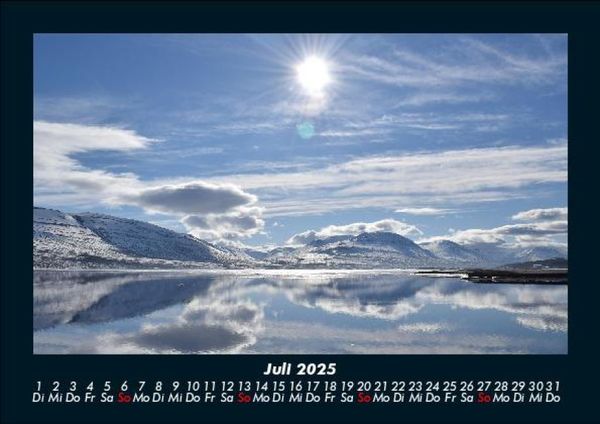Produktbild: Landschaftskalender 2025 Fotokalender DIN A5