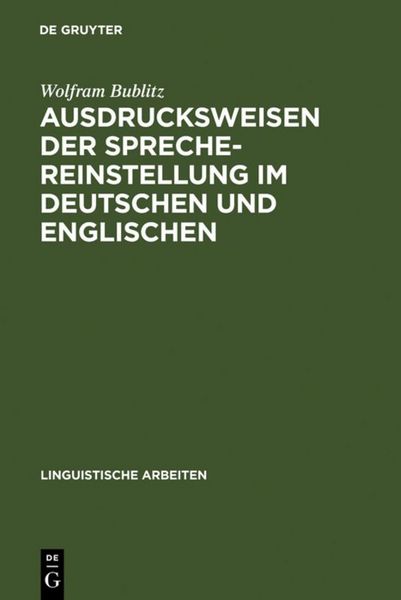 Produktbild: Ausdrucksweisen der Sprechereinstellung im Deutschen und Englischen