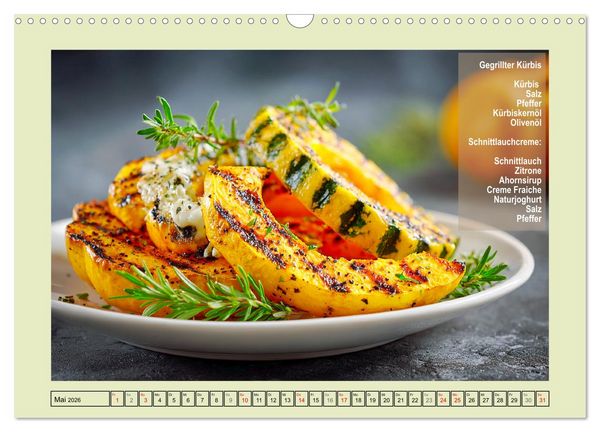 Produktbild: K&uuml;rbis-Freestyle-Kochen. Zutaten und Ideen. Mach dein Gericht daraus! (Wandkalender 2026 DIN A3 quer), CALVENDO Monatskalender
