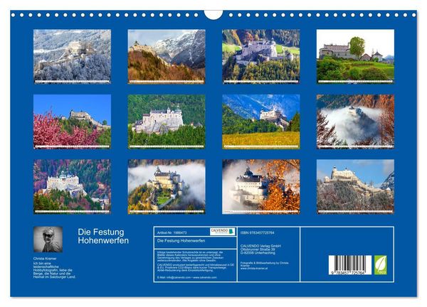 Produktbild: Die Festung Hohenwerfen (Wandkalender 2026 DIN A3 quer), CALVENDO Monatskalender