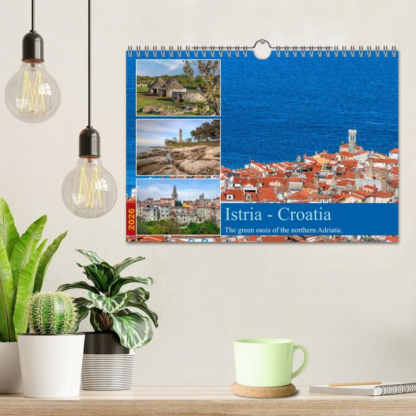 Produktbild: Istria - Croatia The green oasis of the northern Adriatic. (Wall Calendar 2026 DIN A4 landscape), CALVENDO 12 Month Wall Calendar