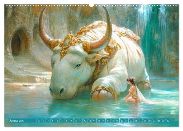 Produktbild: Schaurig sch&ouml;ne Biester (hochwertiger Premium Wandkalender 2026 DIN A2 quer), Kunstdruck in Hochglanz