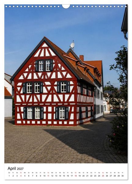 Produktbild: Trebur und die Deutsche Fachwerkstra&szlig;e (Wandkalender 2027 DIN A3 hoch), CALVENDO Monatskalender