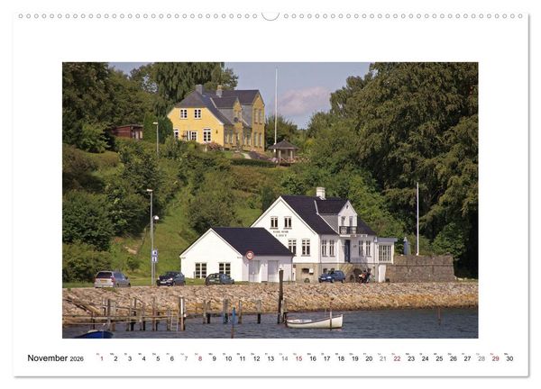 Produktbild: D&auml;nemark - Flensborg Fjord und Inselwelt (hochwertiger Premium Wandkalender 2026 DIN A2 quer), Kunstdruck in Hochglanz