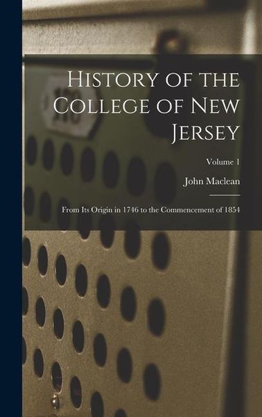 Produktbild: History of the College of New Jersey