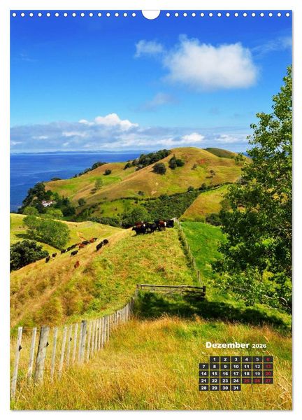 Produktbild: Reise durch Neuseeland (Wandkalender 2026 DIN A3 hoch), CALVENDO Monatskalender