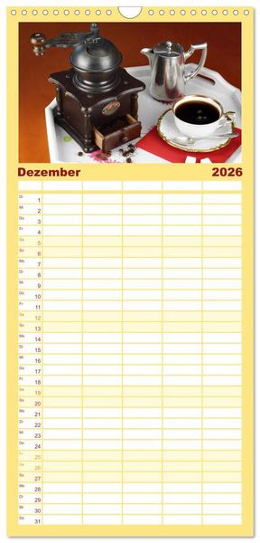 Produktbild: Familienplaner 2026 - Großmutter´s Küche mit 5 Spalten (Wandkalender, 21 x 45 cm) CALVENDO