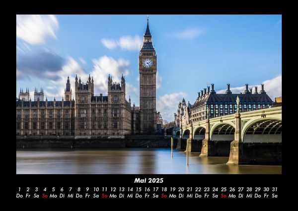 Produktbild: London 2025 Fotokalender DIN A3