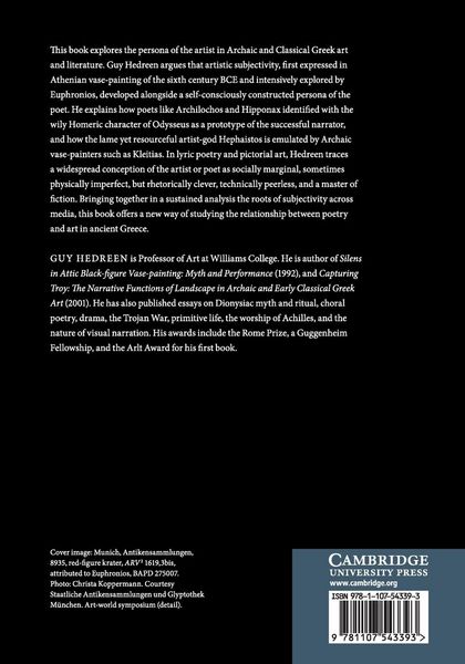 Produktbild: The Image of the Artist in Archaic and Classical Greece