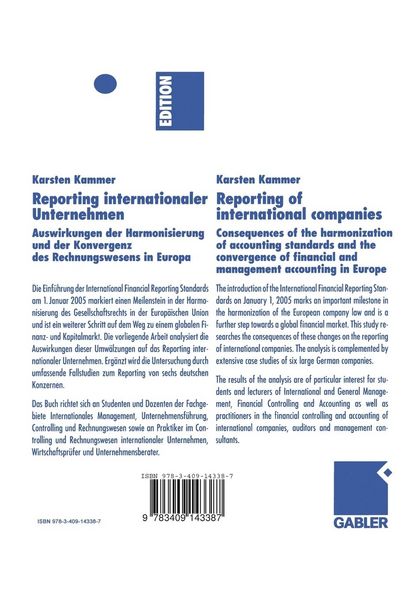 Produktbild: Reporting internationaler Unternehmen