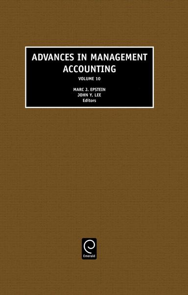 Produktbild: Advances in Management Accounting