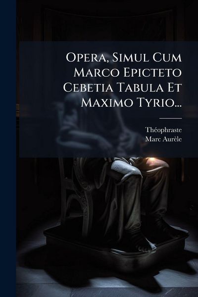 Produktbild: Opera, Simul Cum Marco Epicteto Cebetia Tabula Et Maximo Tyrio...