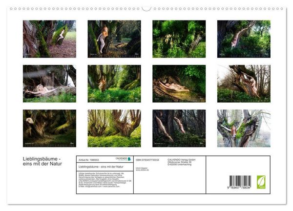 Produktbild: Lieblingsb&auml;ume - eins mit der Natur (hochwertiger Premium Wandkalender 2026 DIN A2 quer), Kunstdruck in Hochglanz
