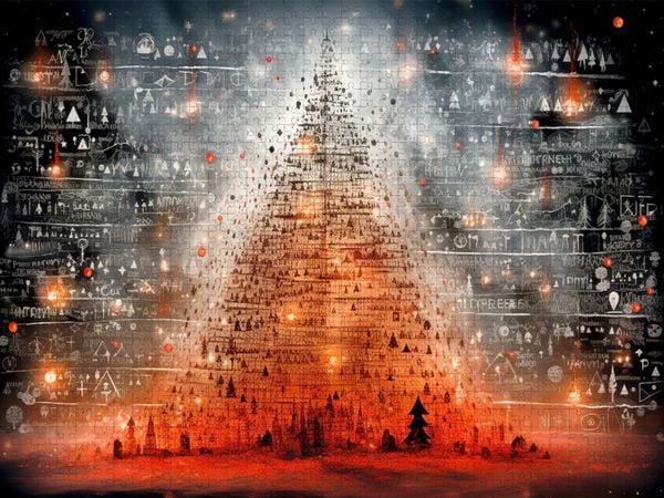 Produktbild: CALVENDO Puzzle Weihnachtsbaum | 2000 Teile Lege-Gr&ouml;&szlig;e 90x67cm Foto-Puzzle f&uuml;r gl&uuml;ckliche Stunden