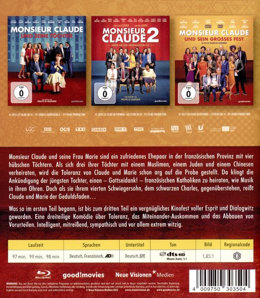 Monsieur Claude - Box 1-3 [3 BRs] als Blu-ray kaufen