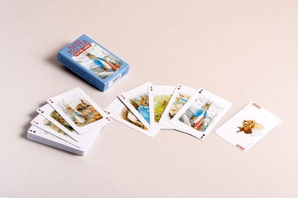 Produktbild: Kartenspiel Beatrix Potter. 54 Spielkarten mit 53 Motiven von Peter Hase und seinen Freunden