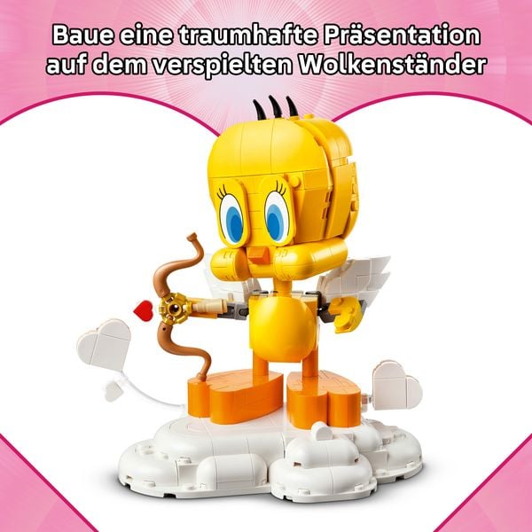Produktbild: LEGO 40824 Looney Tunes Liebesbote Tweety, Kinder Spielzeug zum Bauen