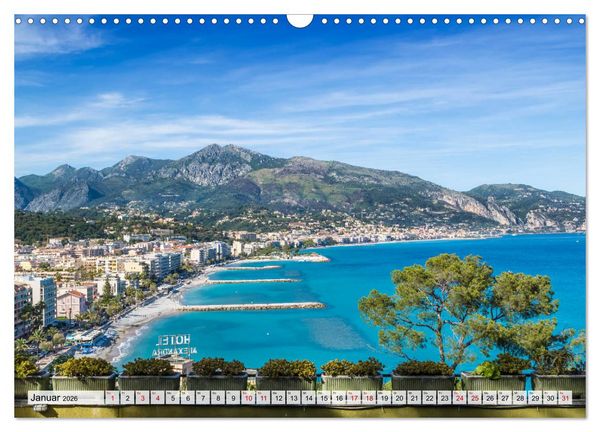 Produktbild: C&Ocirc;TE D&rsquo;AZUR Bezaubernde Orte (Wandkalender 2026 DIN A3 quer), CALVENDO Monatskalender