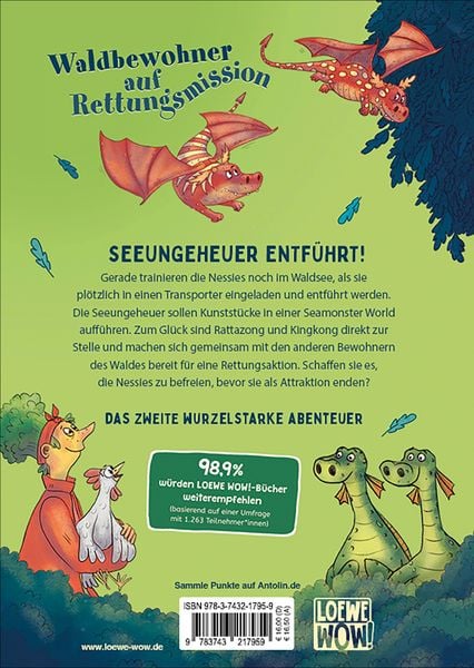 Produktbild: Der Wald lebt! (Band 2) - Rettet die Seeungeheuer!