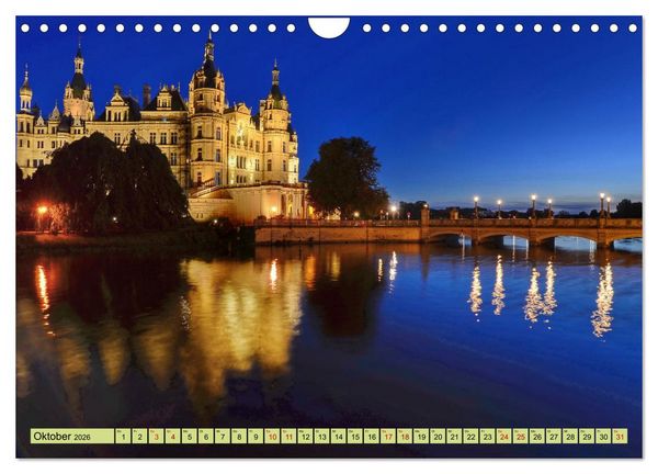 Produktbild: Schwerin - Welterbe (Wandkalender 2026 DIN A4 quer), CALVENDO Monatskalender
