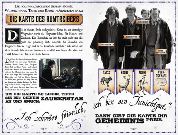 Produktbild: Aus den Filmen zu Harry Potter: Die Karte des Rumtreibers - Eine Reise durch Hogwarts