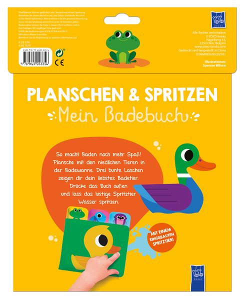 Produktbild: Planschen & Spritzen - Mein Badebuch (Ente)