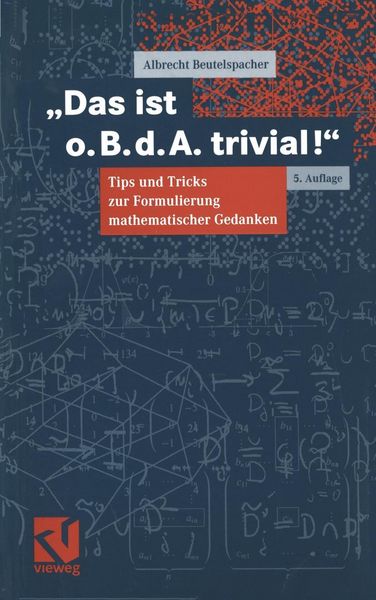 Produktbild: Das ist o. B. d. A. trivial!