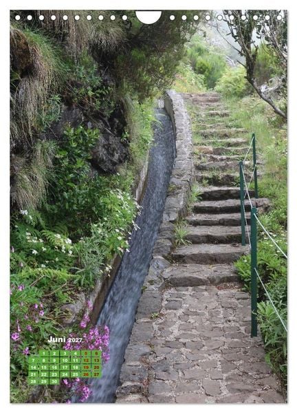 Produktbild: Levadas auf Madeira. Wildromantische Wanderwege (Wandkalender 2027 DIN A4 hoch), CALVENDO Monatskalender