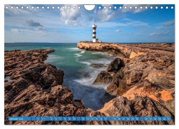 Produktbild: Mallorca, Sehnsuchtsinsel im Mittelmeer (Wandkalender 2026 DIN A4 quer), CALVENDO Monatskalender