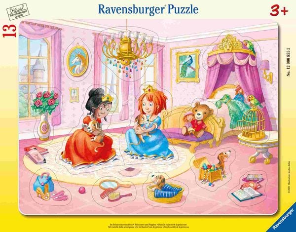 Produktbild: Kinderpuzzle 13 Teile - Im Prinzessinnenschloss