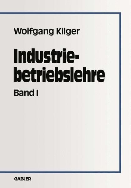 Produktbild: Industriebetriebslehre. Tl.1