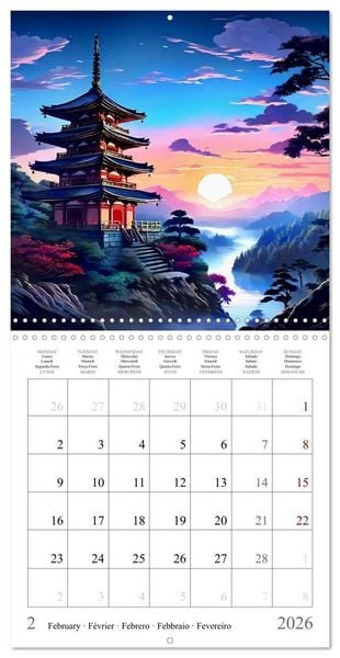 Produktbild: China - Magical Landscapes (Wall Calendar 2026 12 &times; 12 Inch) CALVENDO 12 Month Wall Calendar