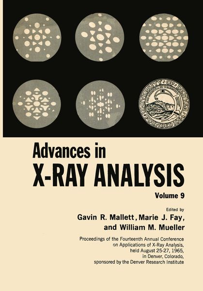 Produktbild: Advances in X-Ray Analysis