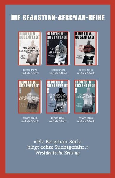 Produktbild: Die Menschen, die es nicht verdienen / Sebastian Bergman Band 5