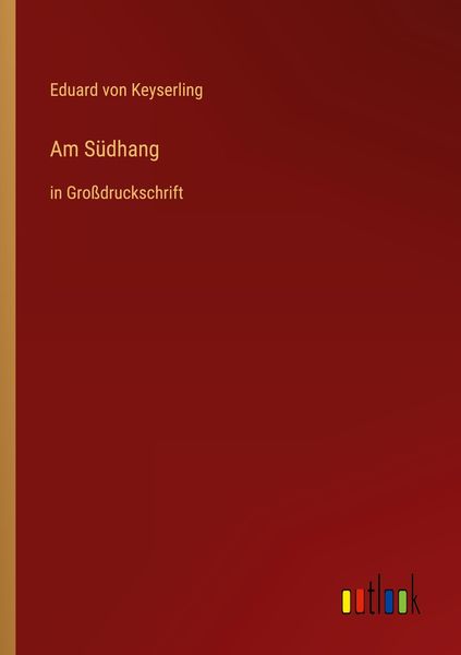 Produktbild: Am S&uuml;dhang