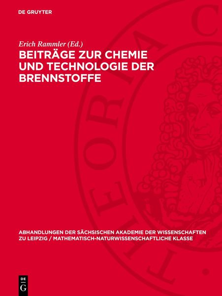 Produktbild: Beitr&auml;ge zur Chemie und Technologie der Brennstoffe