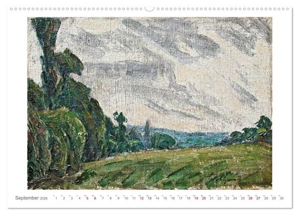 Produktbild: Landschaft im Licht. Daniel Wohlgemuth 1876-1967 (Wandkalender 2026 DIN A2 quer), CALVENDO Monatskalender