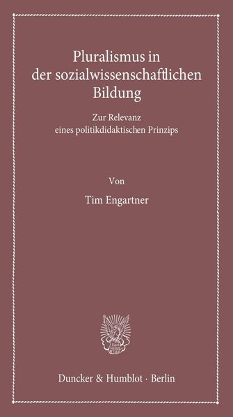 Produktbild: Pluralismus in der sozialwissenschaftlichen Bildung.