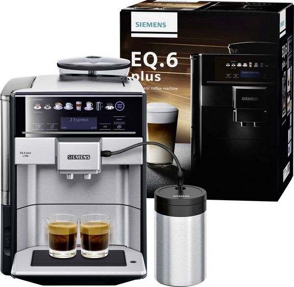 Produktbild: Siemens Hausger&auml;te EQ 6 plus S700 TE657M03DE Kaffeevollautomat Edelstahl