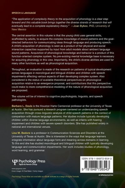 Produktbild: An Emergence Approach to Speech Acquisition