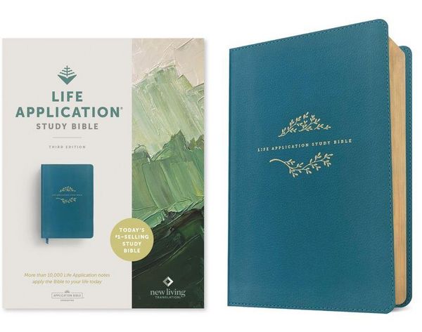 Produktbild: NLT Life Application Study Bible, Third Edition (Leatherlike, Teal Blue, Red Letter)