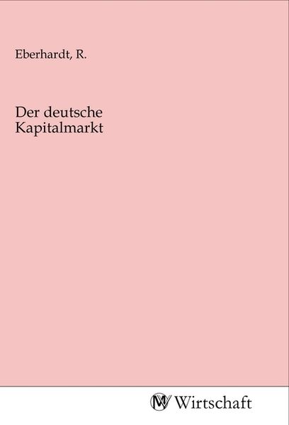 Produktbild: Der deutsche Kapitalmarkt