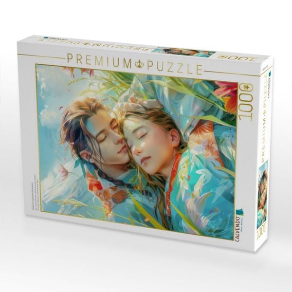 Produktbild: CALVENDO Puzzle Asiatisch inspirierte Animation | 1000 Teile Lege-Gr&ouml;&szlig;e 64x48cm Foto-Puzzle f&uuml;r gl&uuml;ckliche Stunden