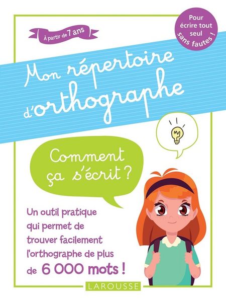 Produktbild: Mon r&eacute;pertoire d'orthographe : comment &ccedil;a s'&eacute;crit ?
