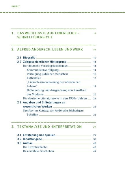 Sansibar Oder Der Letzte Grund Alfred Andersch 'Sansibar oder der letzte Grund von Alfred Andersch.' - 'Abitur