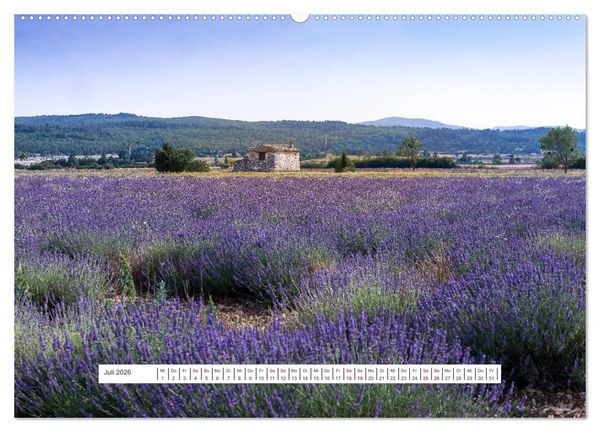 Produktbild: Impressionen der Provence (Wandkalender 2026 DIN A2 quer), CALVENDO Monatskalender