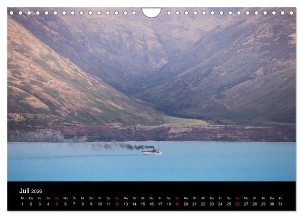Produktbild: Neuseeland - Paradies am anderen Ende der Welt (Wandkalender 2026 DIN A4 quer), CALVENDO Monatskalender