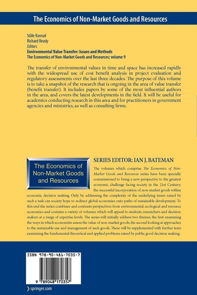 Produktbild: Environmental Value Transfer: Issues and Methods