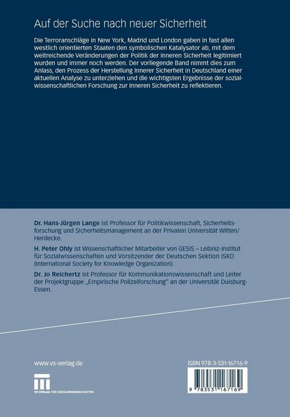 Produktbild: Auf der Suche nach neuer Sicherheit