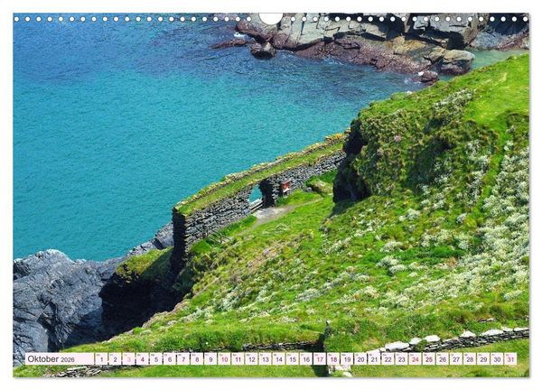 Produktbild: Cornwall im Fr&uuml;hling (Wandkalender 2026 DIN A3 quer), CALVENDO Monatskalender